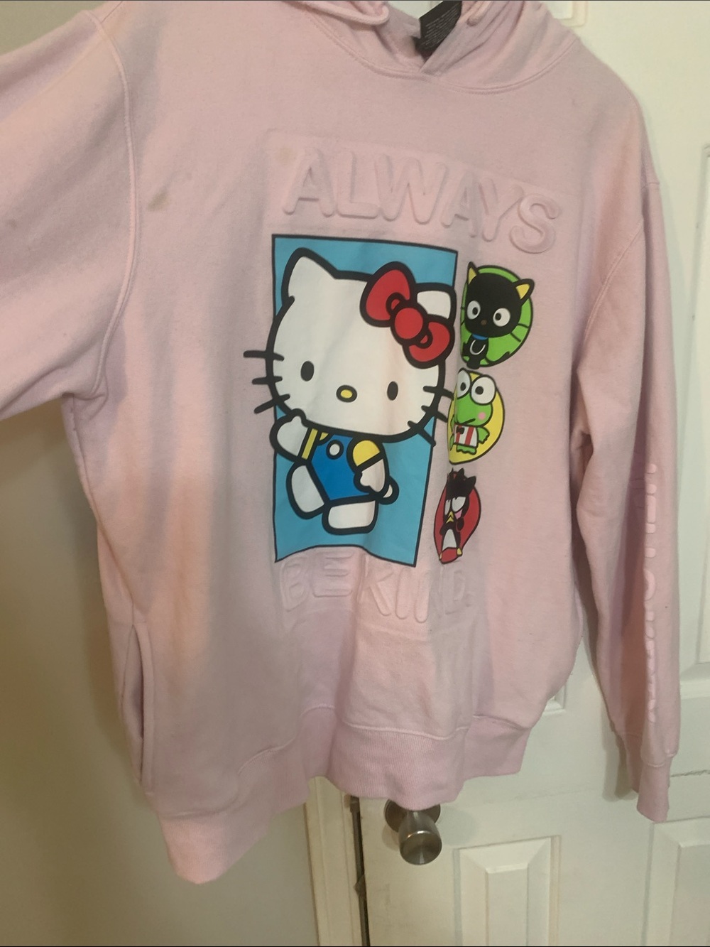 Hello Kitty Pink Graphic Hoodie - Picture 8 of 8